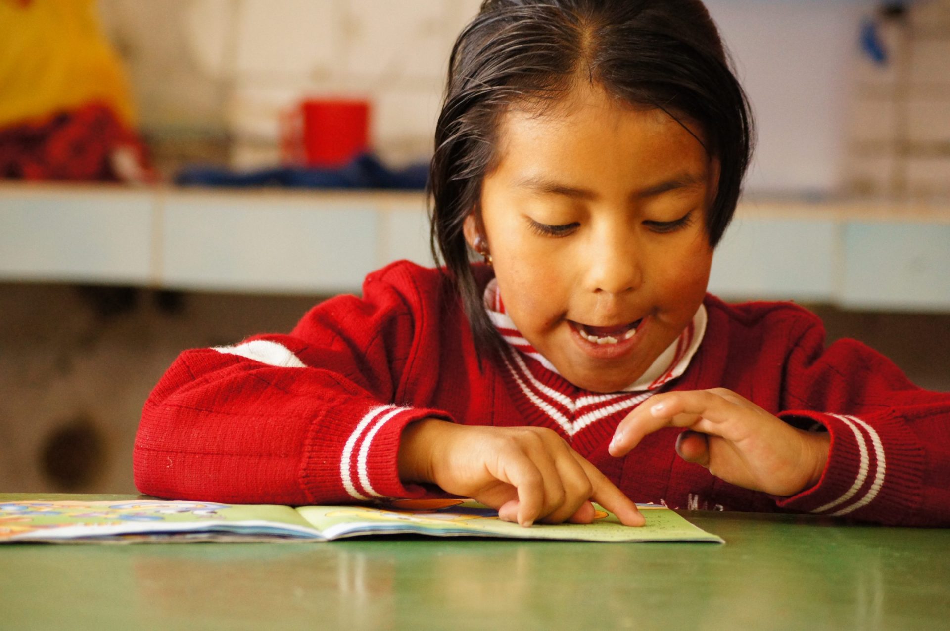 child reading